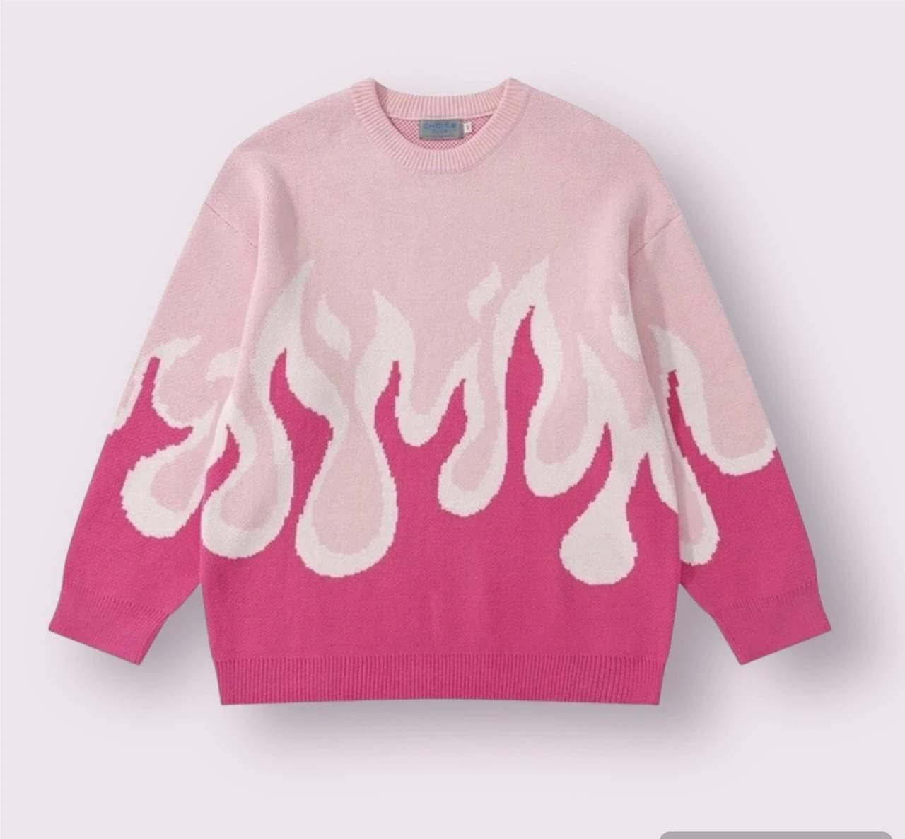     			eddicted Woollen Blend Round Neck Men's Full Sleeves Pullover Sweater - Pink ( Pack of 1 )