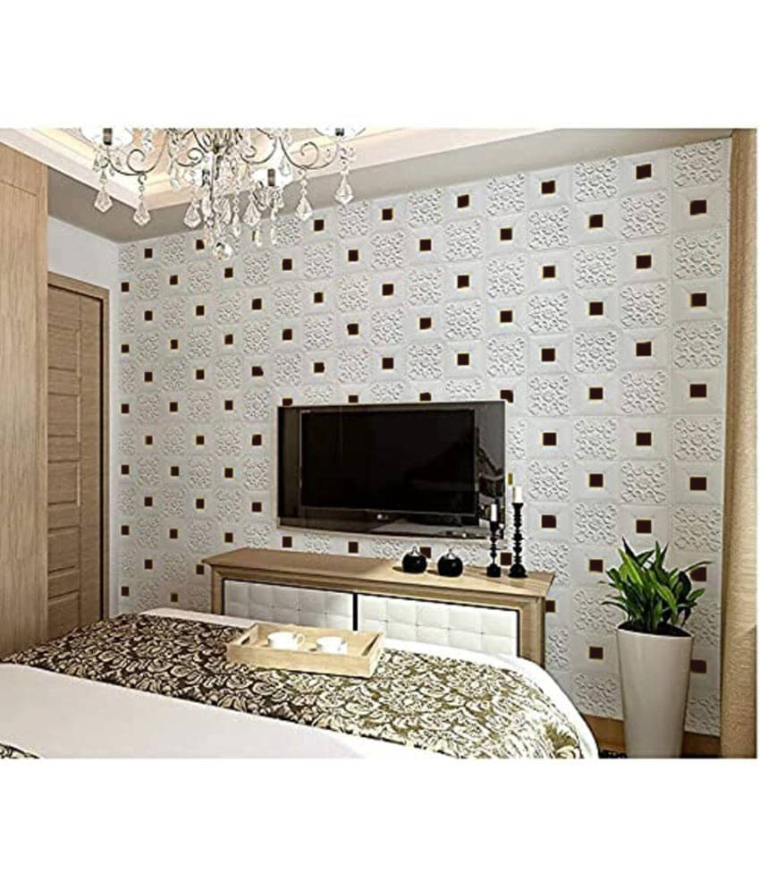     			brown wall Solid Wallpaper ( 70 X 77 ) cm ( Pack of 1 )