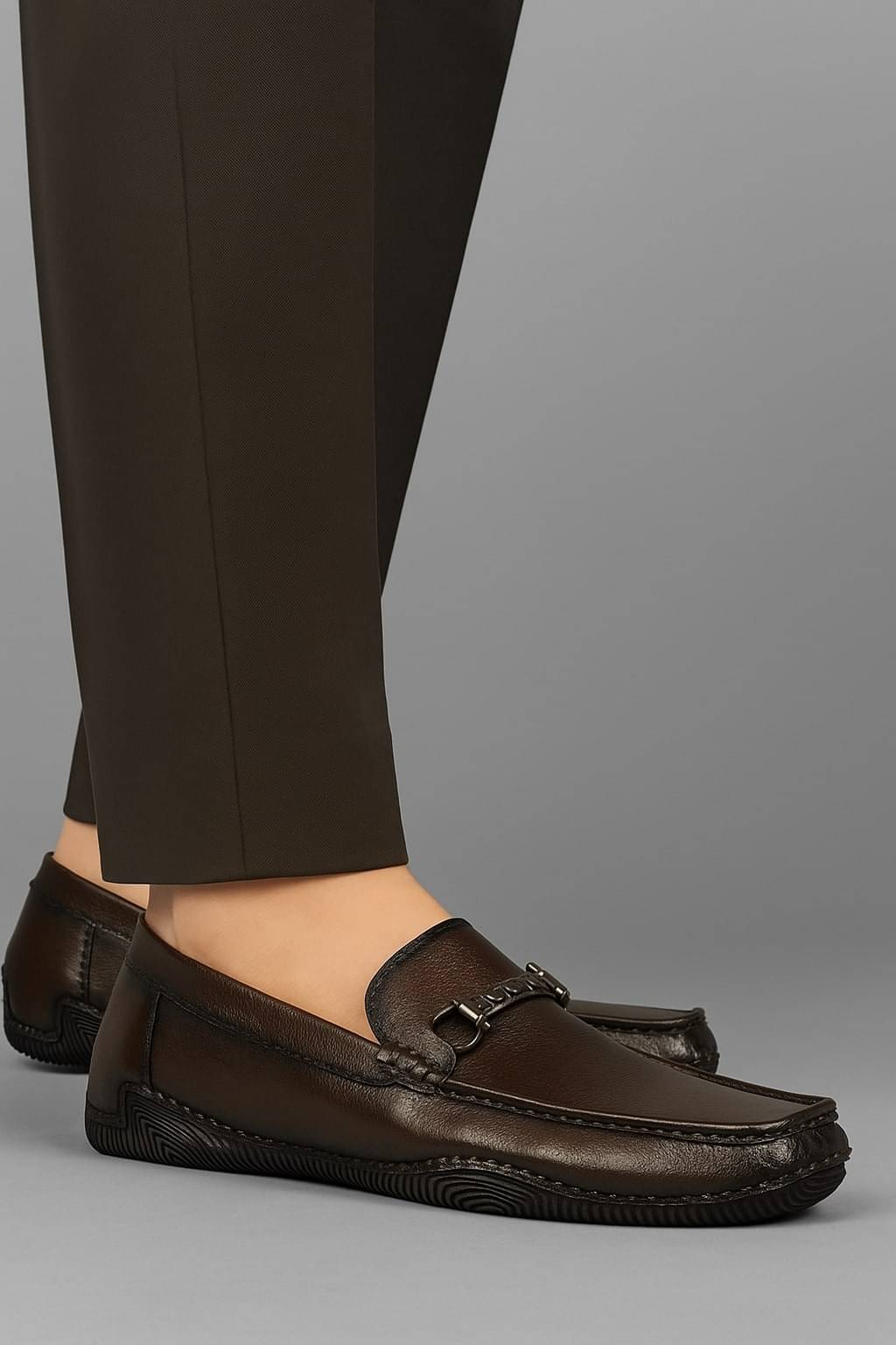    			Asteroid Brown Men's Driving Shoes