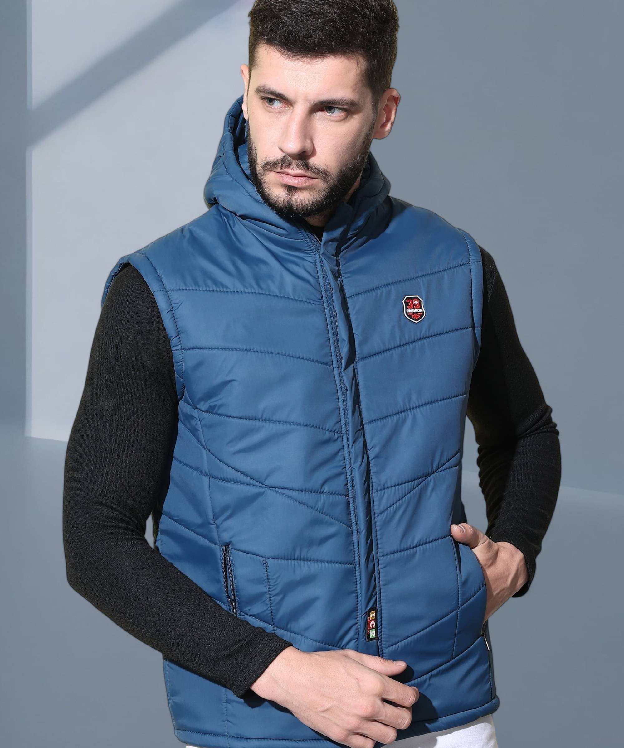 BRAYLES Polyester Men's Puffer Jacket - Blue ( Pack of 1 ) BRAYLES Polyester Men's Puffer Jacket - Blue ( Pack of 1 )