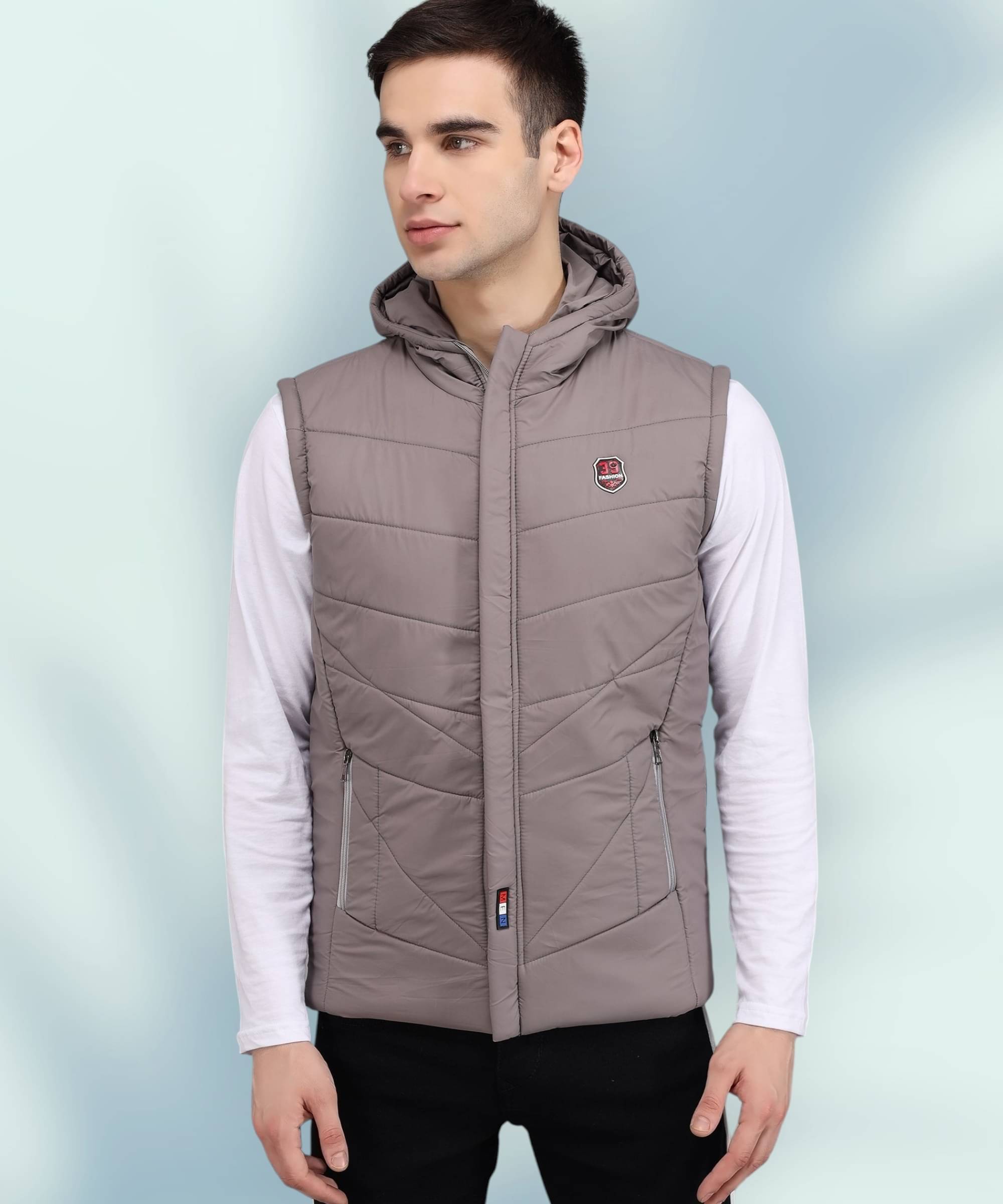 BRAYLES Polyester Men's Puffer Jacket - Grey ( Pack of 1 ) BRAYLES Polyester Men's Puffer Jacket - Grey ( Pack of 1 )