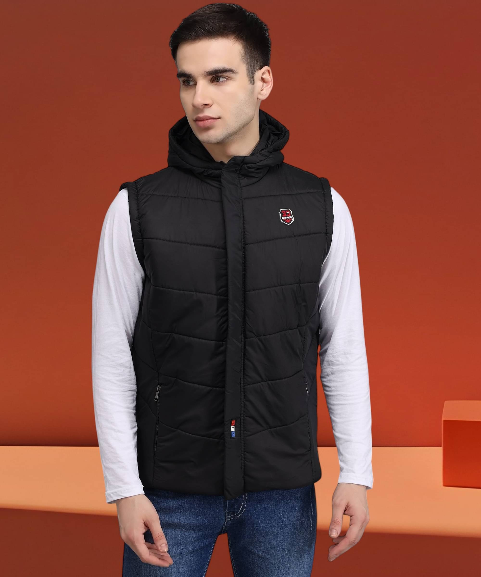BRAYLES Polyester Men's Puffer Jacket - Black ( Pack of 1 ) BRAYLES Polyester Men's Puffer Jacket - Black ( Pack of 1 )