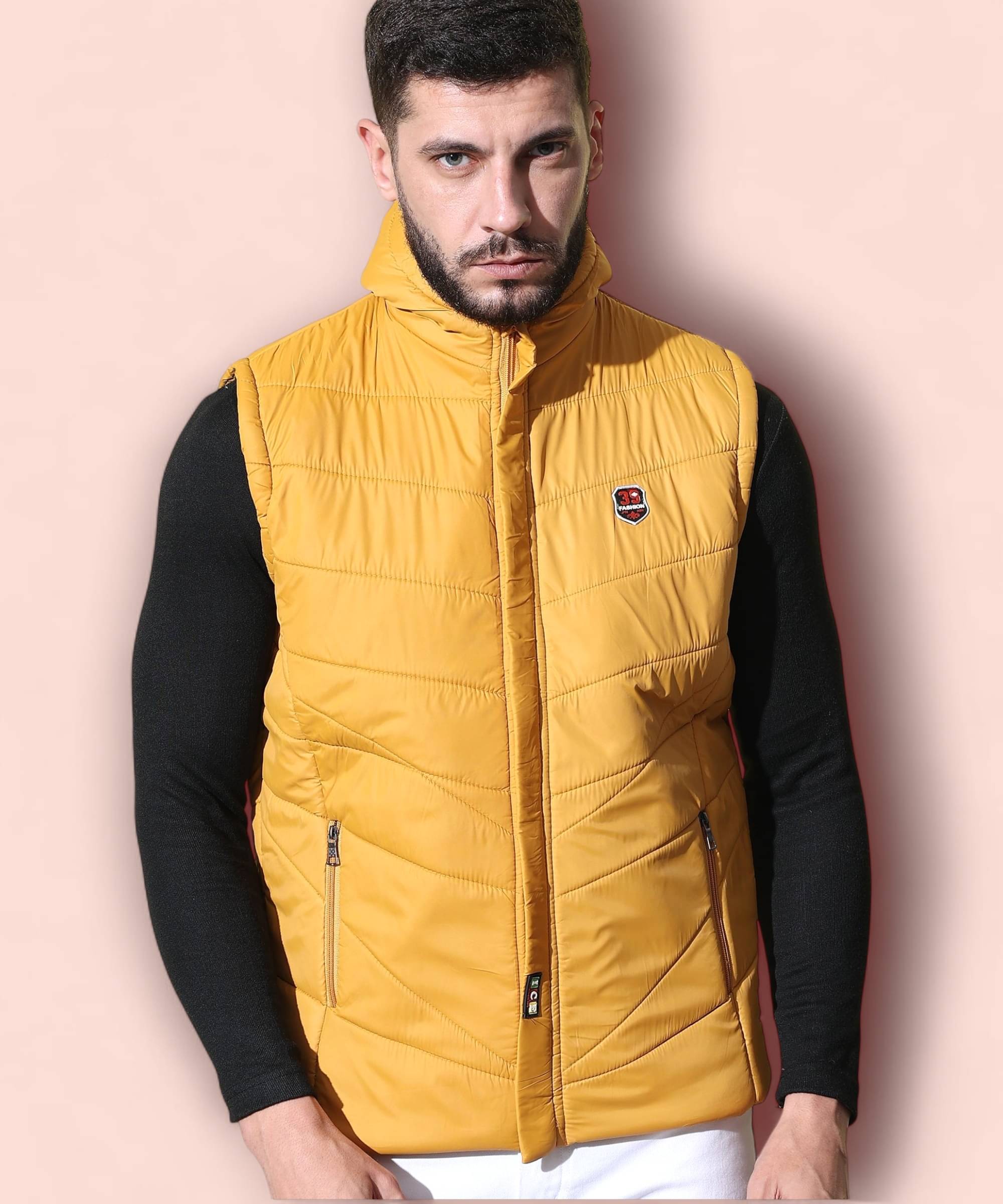 BRAYLES Polyester Men's Puffer Jacket - Mustard ( Pack of 1 ) BRAYLES Polyester Men's Puffer Jacket - Mustard ( Pack of 1 )