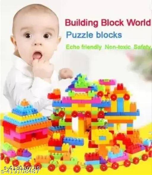     			Building Block 100 Pics Toy Utopia: Craft Your Ideal Realm of Building Fun Kinetics Kids Puzzle Game Educational Learning