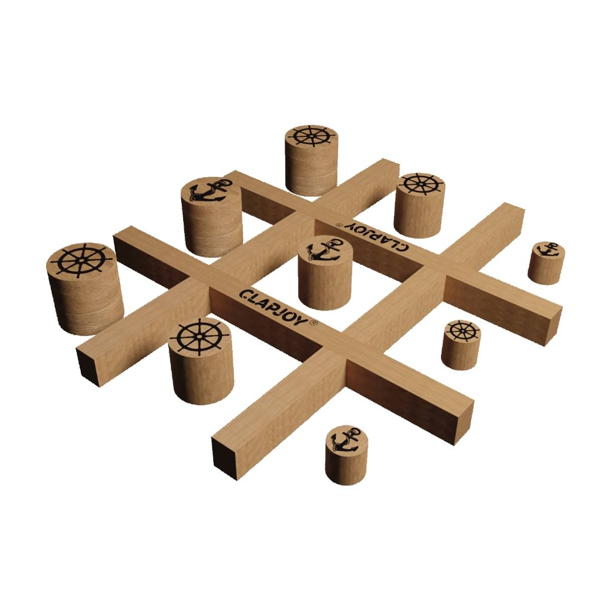 Clapjoy Tic Tac Cambio Gobblet Gobblers Wooden| Board Game for Adults| Board Game for Ages 5 and Up| Game for Kids and Adults| Game for Families and Kids Ages 5 and Up Clapjoy Tic Tac Cambio Gobblet Gobblers Wooden| Board Game for Adults| Board Game for Ages 5 and Up| Game for Kids and Adults| Game for Families and Kids Ages 5 and Up