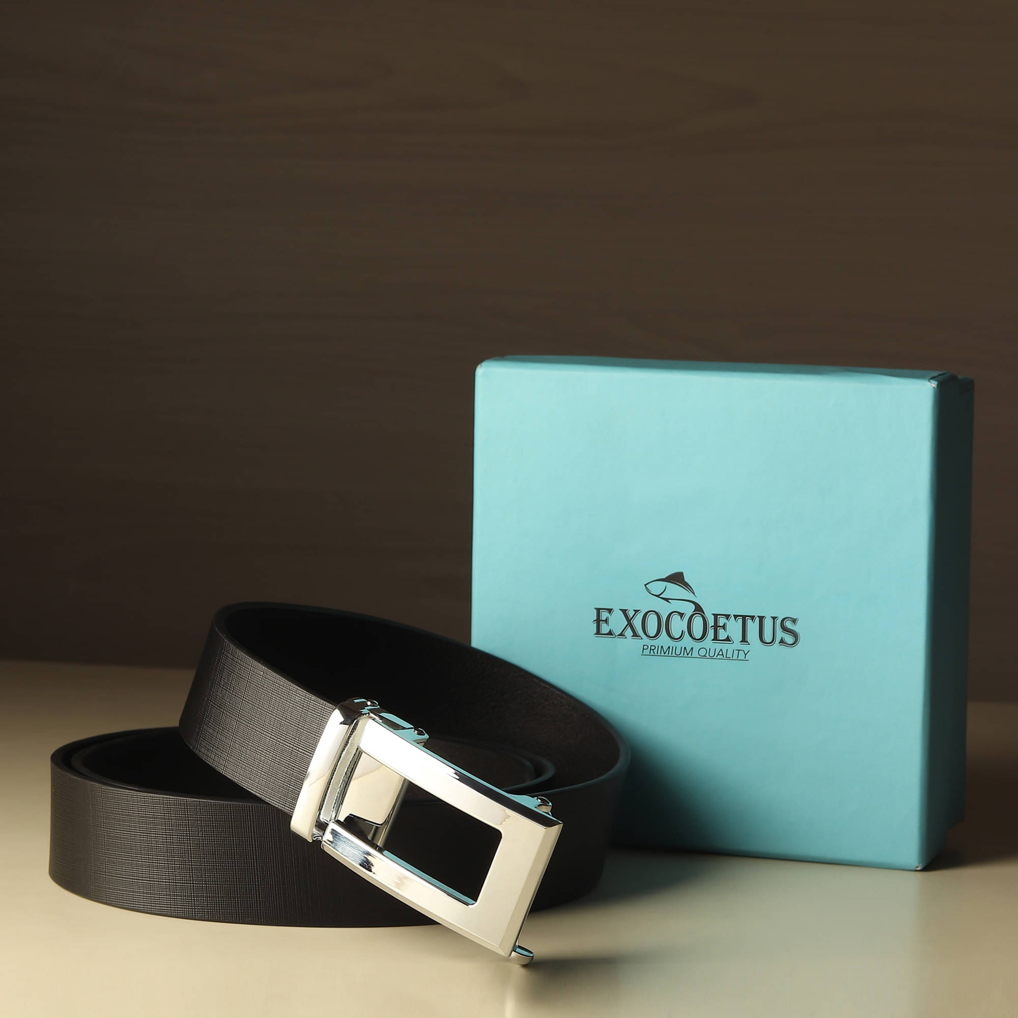 EXOCOETUS - Tan 100% Leather Men's Formal Belt ( Pack of 1 )     			EXOCOETUS - Tan 100% Leather Men's Formal Belt ( Pack of 1 )