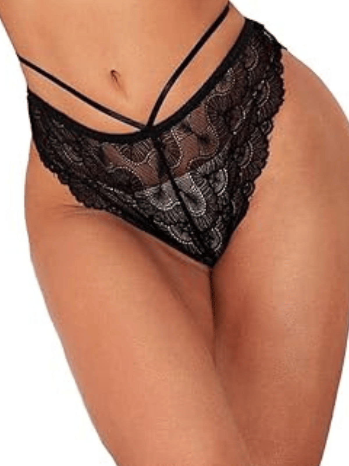 FASHIONHUBISTA Lace Bikini ( Black , Pack of 1 ) FASHIONHUBISTA Lace Bikini ( Black , Pack of 1 )