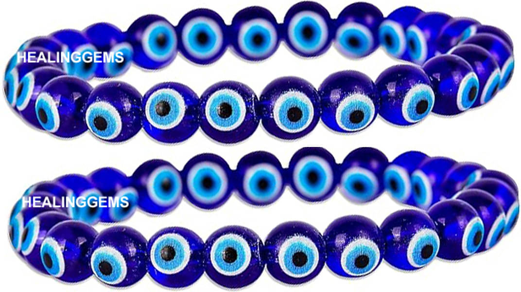    			HEALINGGEMS Blue Bracelet ( Pack of 2 )