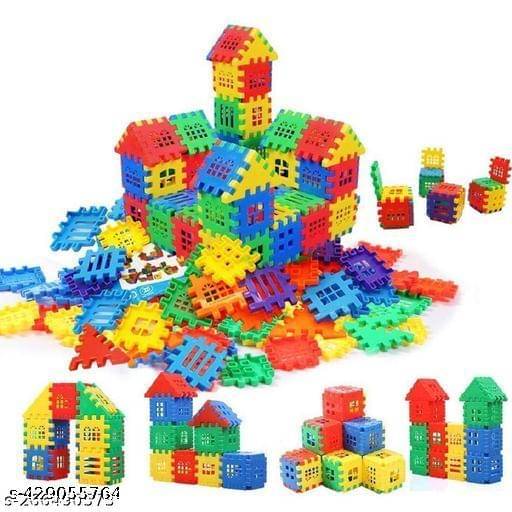     			Home Building Block 80+ pieces Interactive DIY House Building Set for Children Educational Toys Learning Plastic Puzzles Windows Kids Early Game Set for Children Boys & Girls 2,3,4,5,6,7+ Years old Activity toy gift under 200 100 Cactus Pillow Cushion Soft