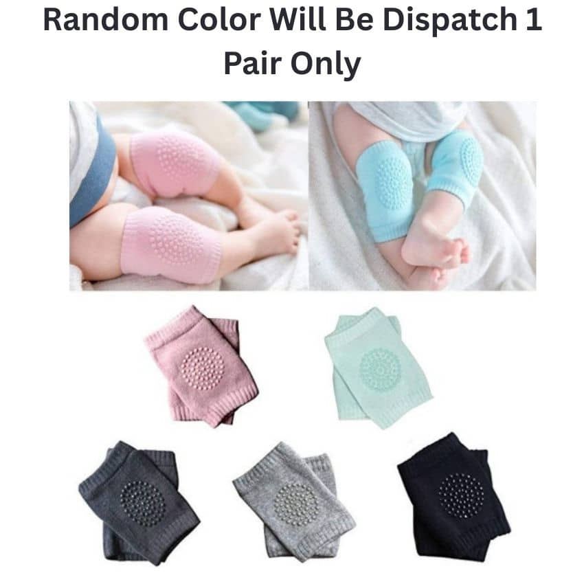 KALRA MAGIC Multicolor Cotton Baby Knee Pad ( Pair of 1 )