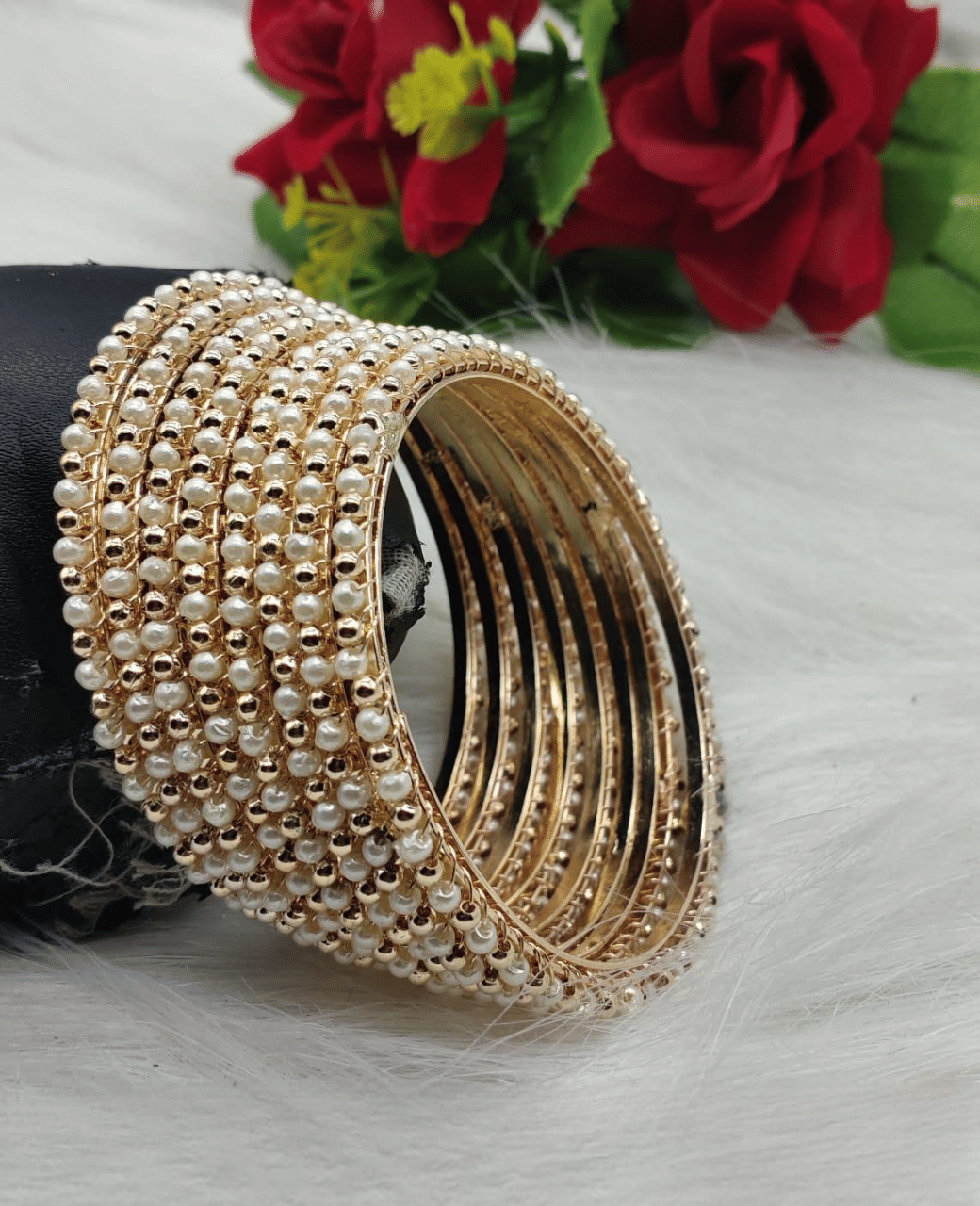 Padmawati Off White Bangle Set ( Pack of 1 ) Padmawati Off White Bangle Set ( Pack of 1 )