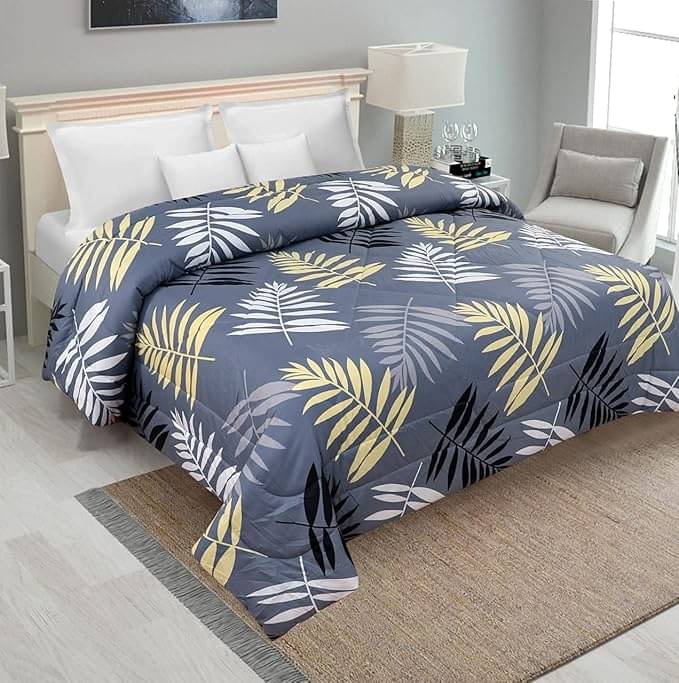 Printed Microfiber Heavy Winter 250 GSM Double Bed Comforter/Duvet/Quilt - 228 cm x 254 cm (Width x Height) Printed Microfiber Heavy Winter 250 GSM Double Bed Comforter/Duvet/Quilt - 228 cm x 254 cm (Width x Height)