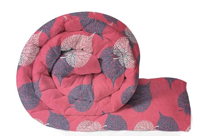     			Printed Microfiber Heavy Winter 250 GSM Single Bed Comforter/Duvet/Quilt - 152 cm x 228 cm (Width x Height)