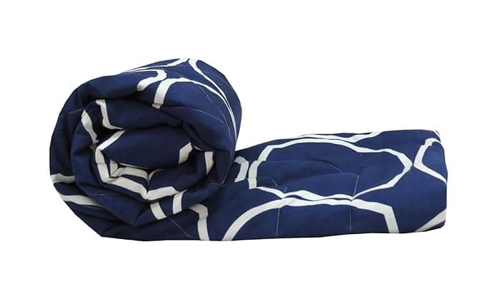     			Printed Microfiber Heavy Winter 250 GSM Double Bed Comforter/Duvet/Quilt - 228 cm x 254 cm (Width x Height)