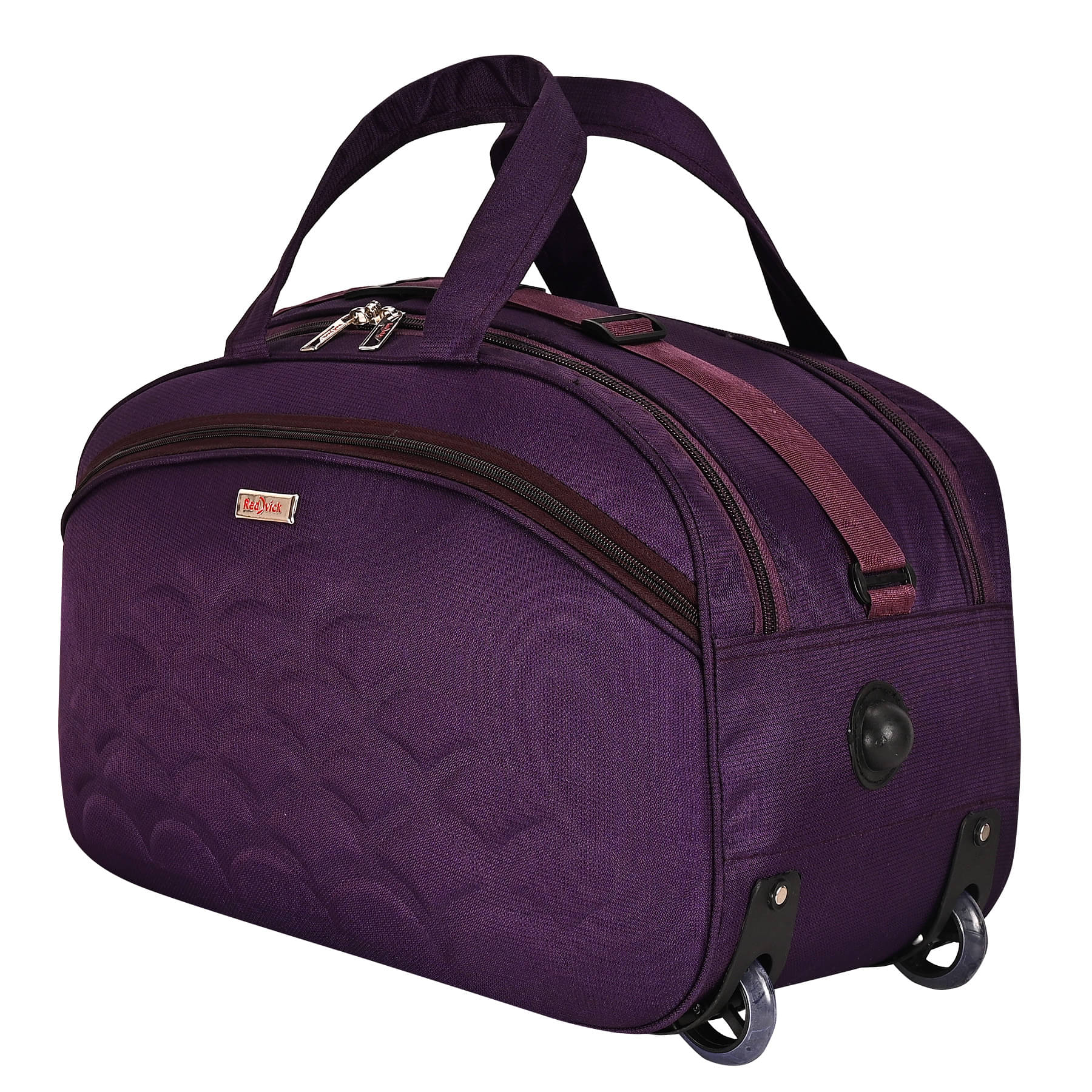    			Red vick 24 Ltrs Purple Polyester Duffle Trolley