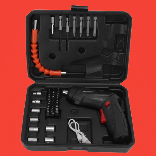 SCODELLA Cordless Electric Screwdriver Kit | USB Rechargeable Mini Drill Machine for Home | Portable Battery Drill Machine Set for DIY SCODELLA Cordless Electric Screwdriver Kit | USB Rechargeable Mini Drill Machine for Home | Portable Battery Drill Machine Set for DIY
