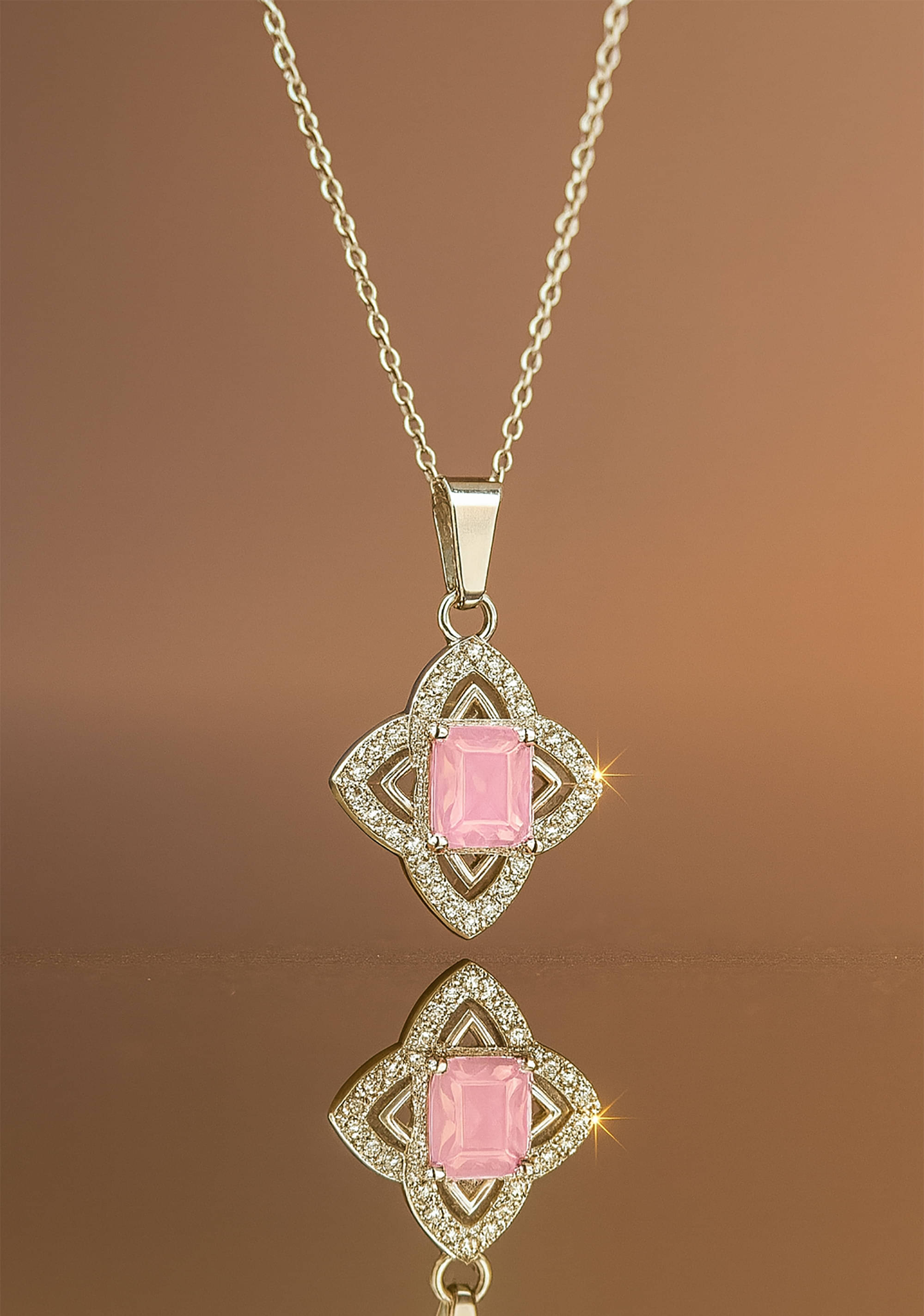 SHANKHRAJ MA LL Pink Pendant ( Pack of 1 )     			SHANKHRAJ MA LL Pink Pendant ( Pack of 1 )