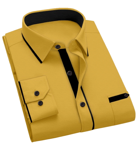     			SHREE VASTRA HOUSE Cotton Blend Regular Fit Printed Full Sleeves Men's Casual Shirt - Yellow ( Pack of 1 )