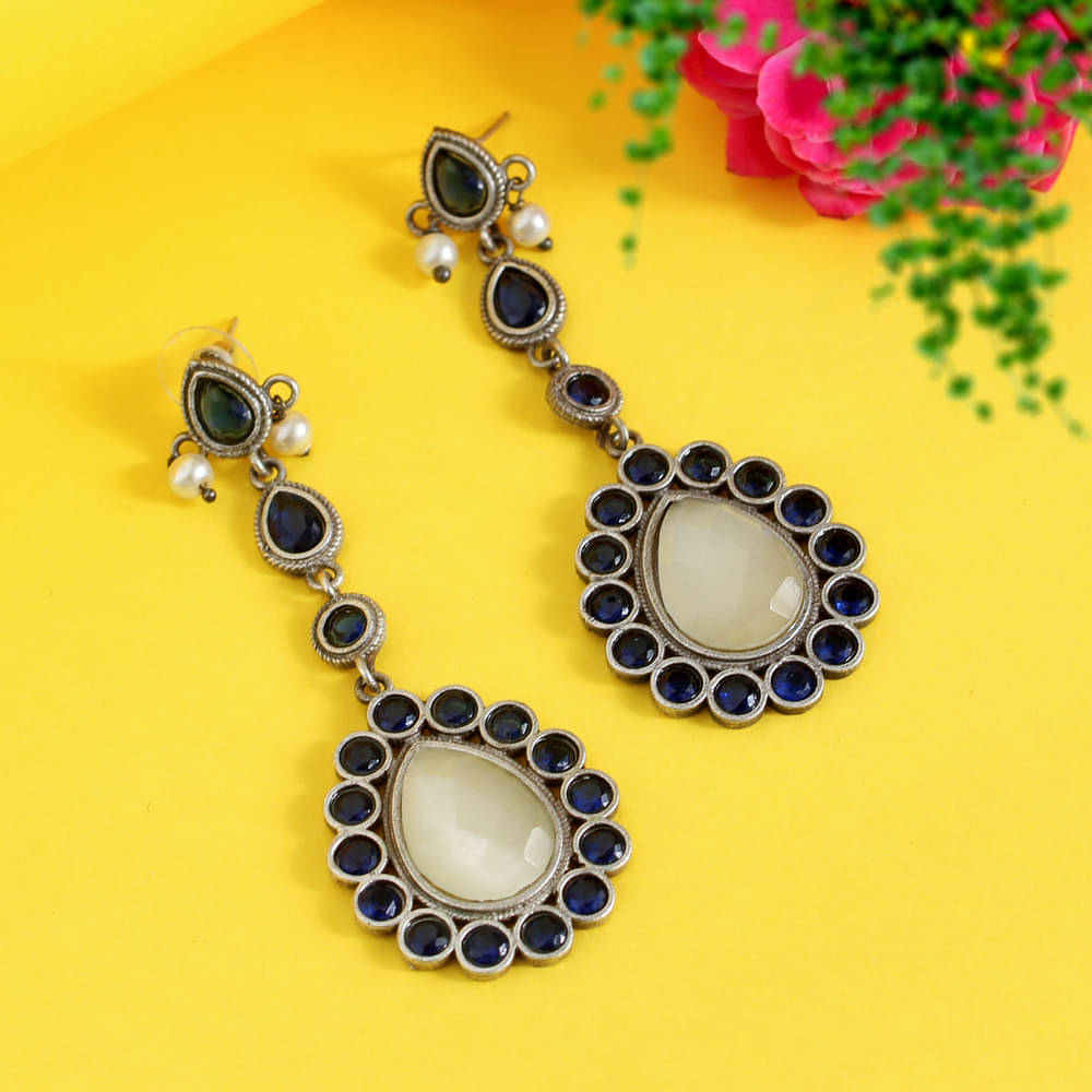     			Sanaa Creations Multicolor Chandbalis Earrings ( Pack of 1 )