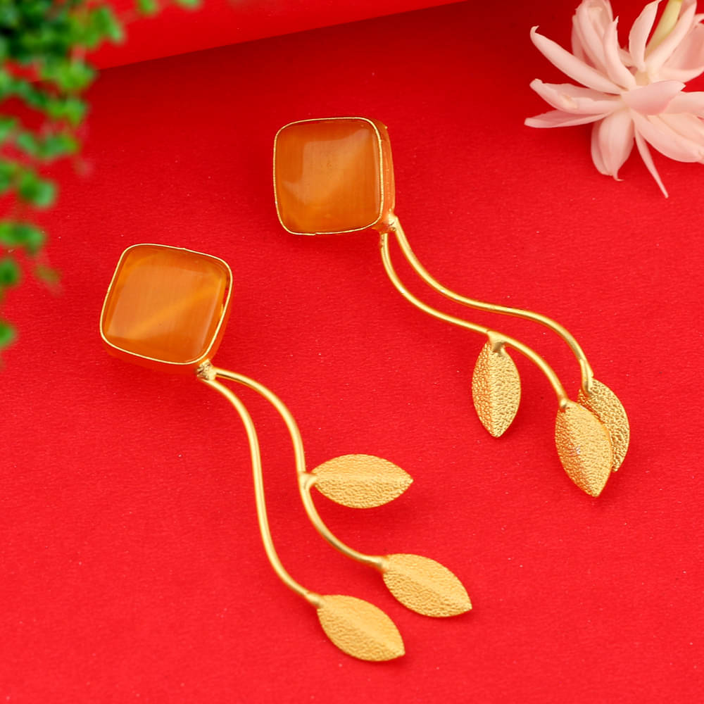     			Sanaa Creations Multicolor Drop Earrings ( Pack of 1 )