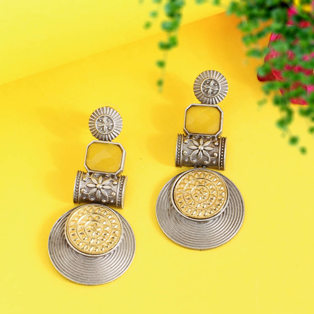     			Sanaa Creations Multicolor Tassel Earrings ( Pack of 1 )