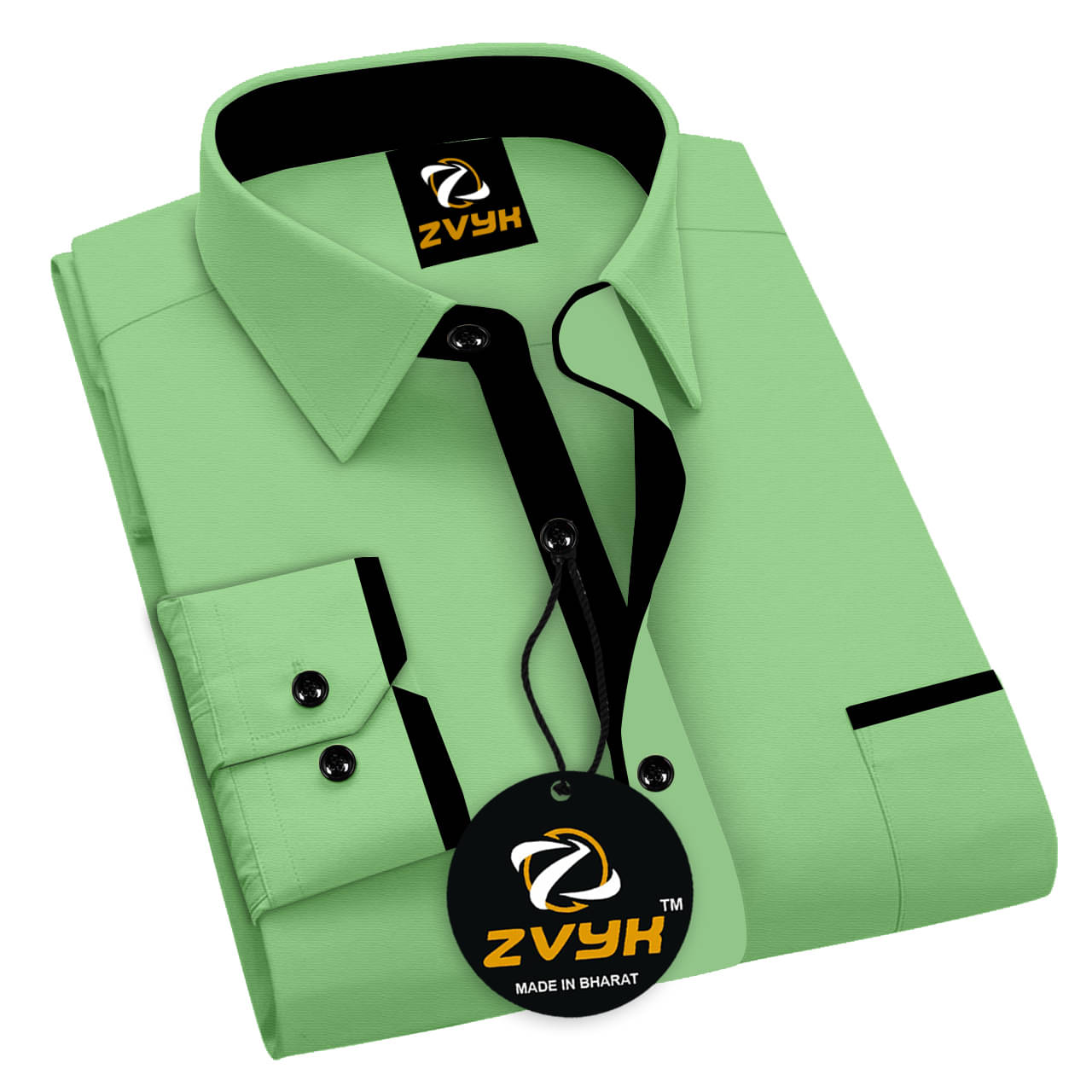 Sangani Cotton Blend Regular Fit Self Design Full Sleeves Men's Casual Shirt - Mint Green ( Pack of 1 ) Sangani Cotton Blend Regular Fit Self Design Full Sleeves Men's Casual Shirt - Mint Green ( Pack of 1 )