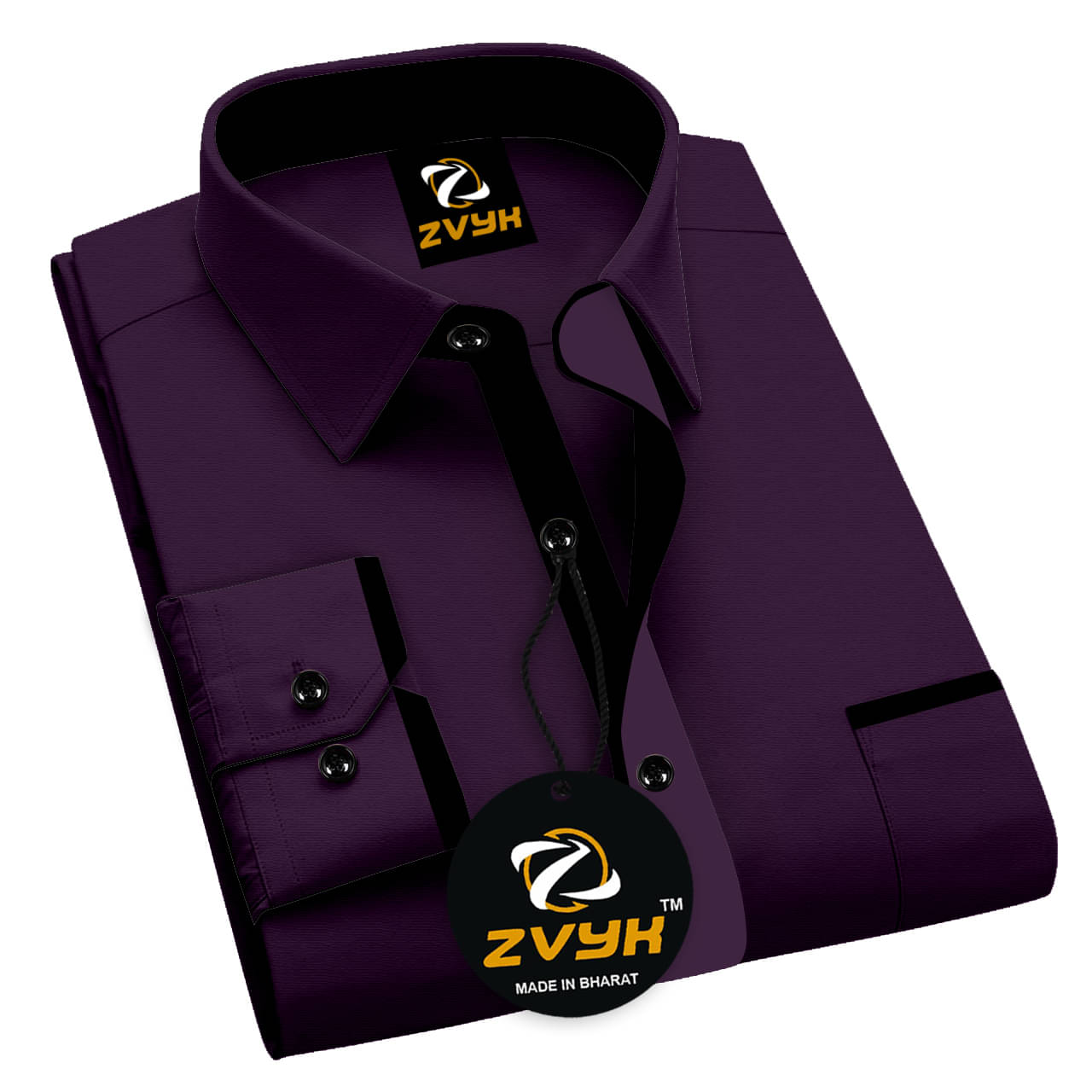 Sangani Cotton Blend Regular Fit Self Design Full Sleeves Men's Casual Shirt - Purple ( Pack of 1 ) Sangani Cotton Blend Regular Fit Self Design Full Sleeves Men's Casual Shirt - Purple ( Pack of 1 )