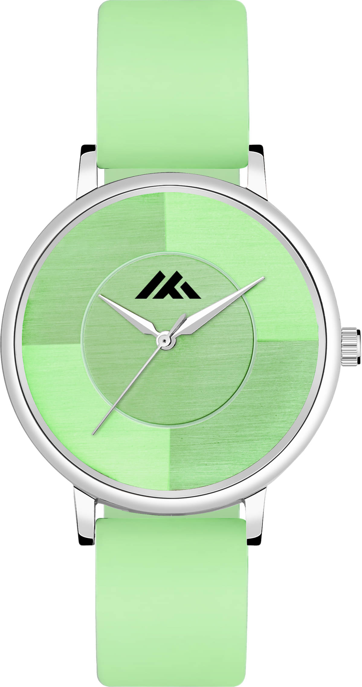     			TERIZLA Green Silicon Analog Men's Watch