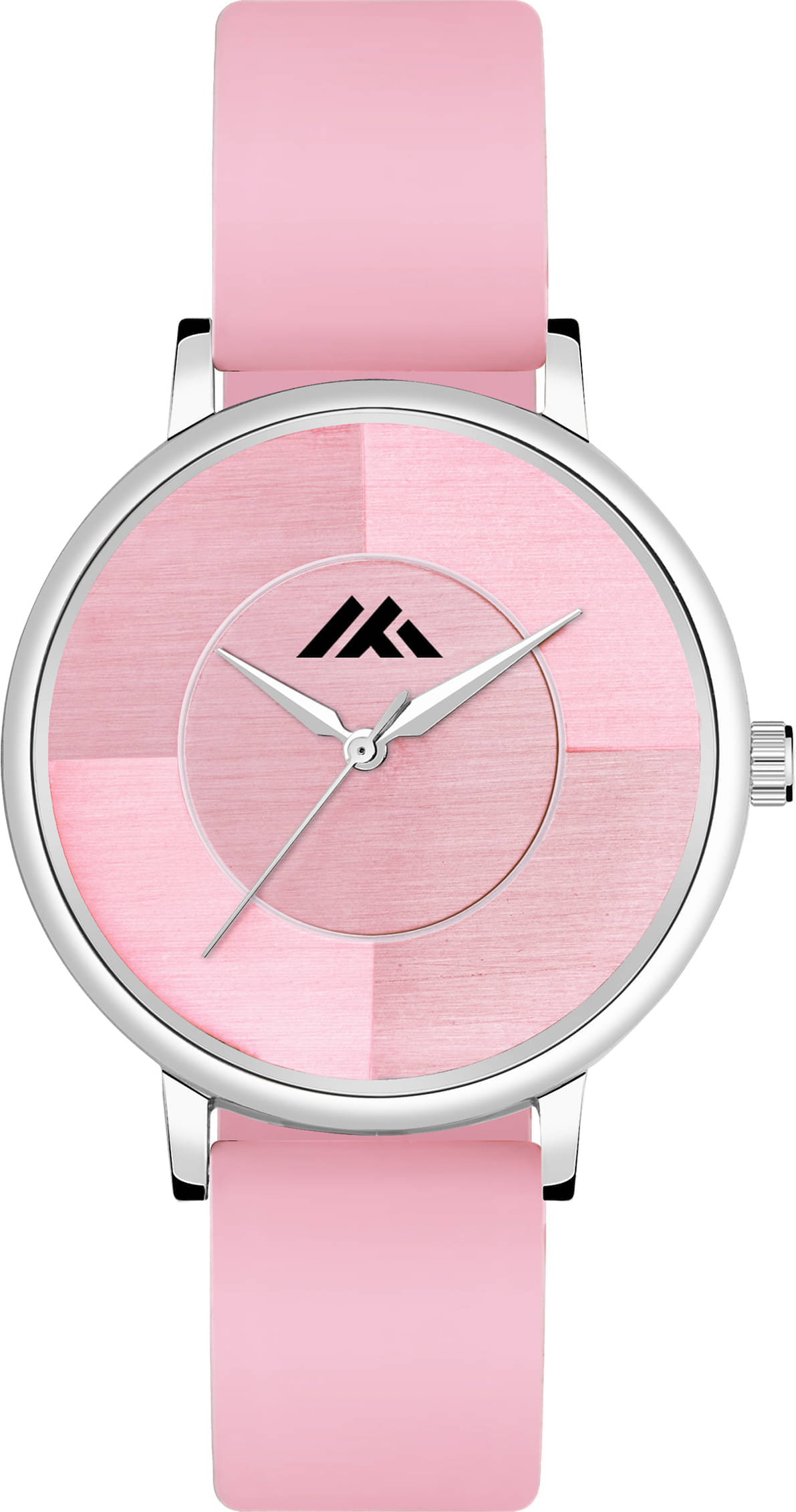     			TERIZLA Pink Silicon Analog Womens Watch