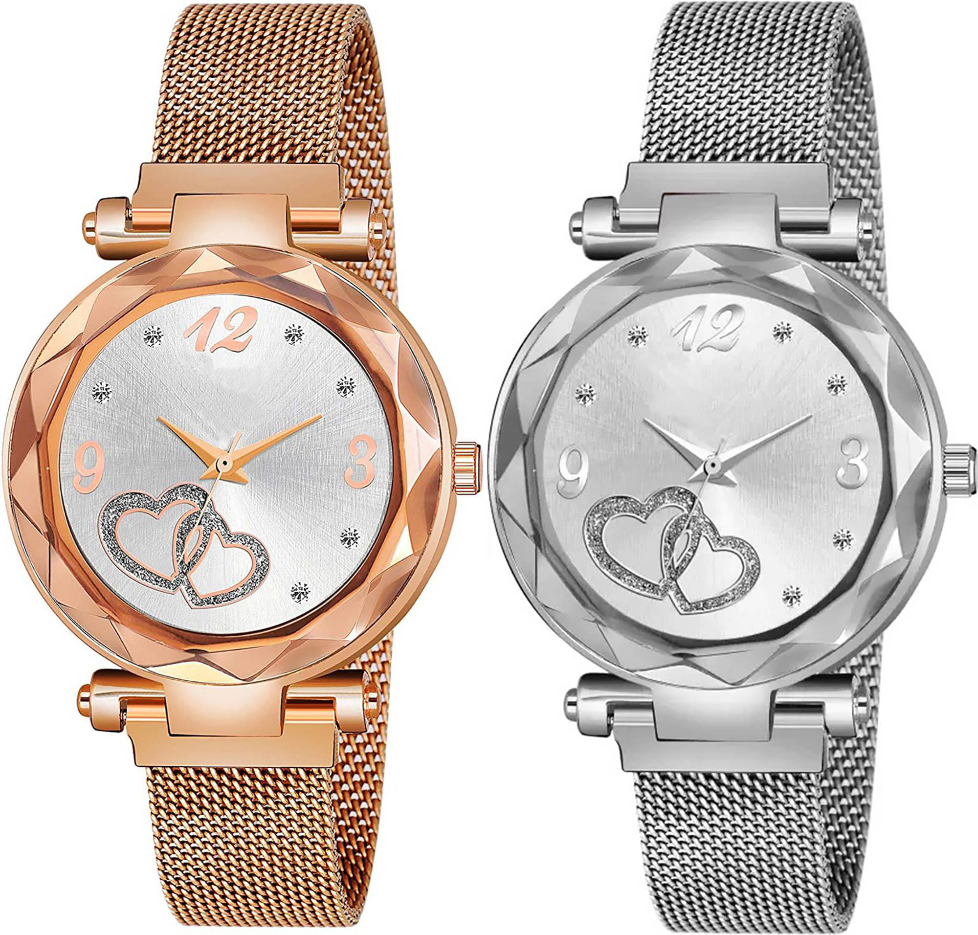     			TERIZLA Rose Gold Fabric Analog Men's Watch