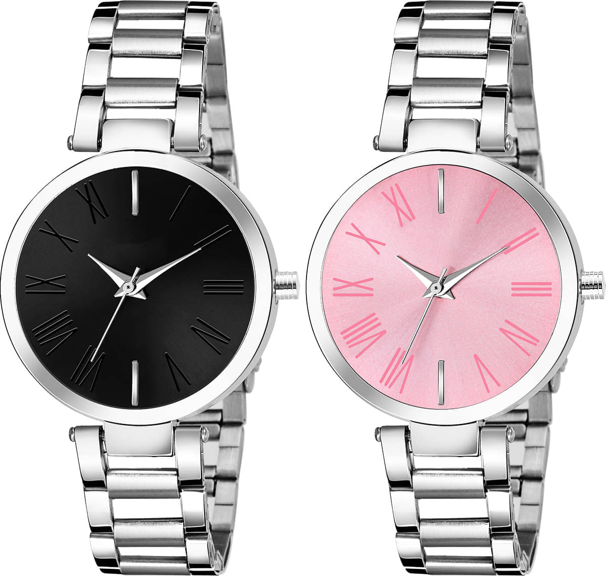     			TERIZLA Silver Silicon Analog Womens Watch