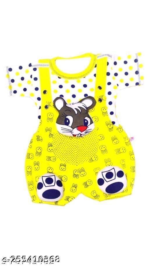     			TRU BEST Pack of 1 Unisex for Baby Cotton Blend Dungarees ( Multicolor )