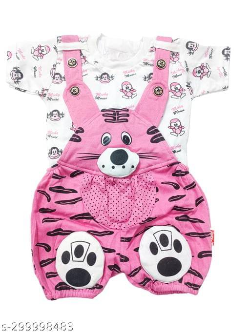     			TRU BEST Pack of 1 Unisex for Baby Cotton Blend Dungarees ( Multicolor )