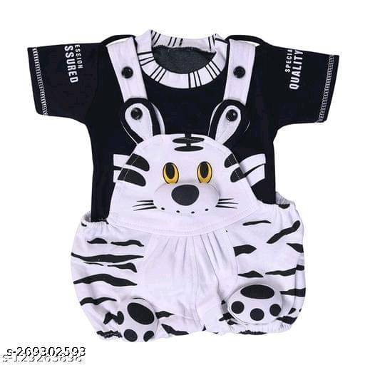     			TRU BEST Pack of 1 Unisex for Baby Cotton Blend Dungarees ( Multicolor )