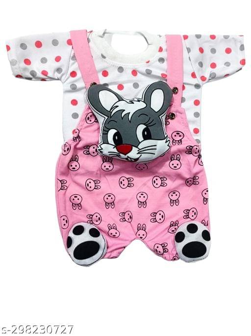     			TRU BEST Pack of 1 Unisex for Baby Cotton Blend Dungarees ( Multicolor )