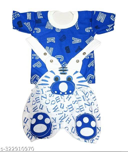    			TRU BEST Pack of 1 Unisex for Baby Cotton Blend Dungarees ( Multicolor )