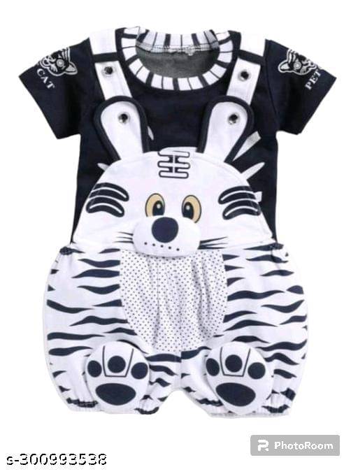     			TRU BEST Pack of 1 Unisex for Baby Cotton Blend Dungarees ( Multicolor )
