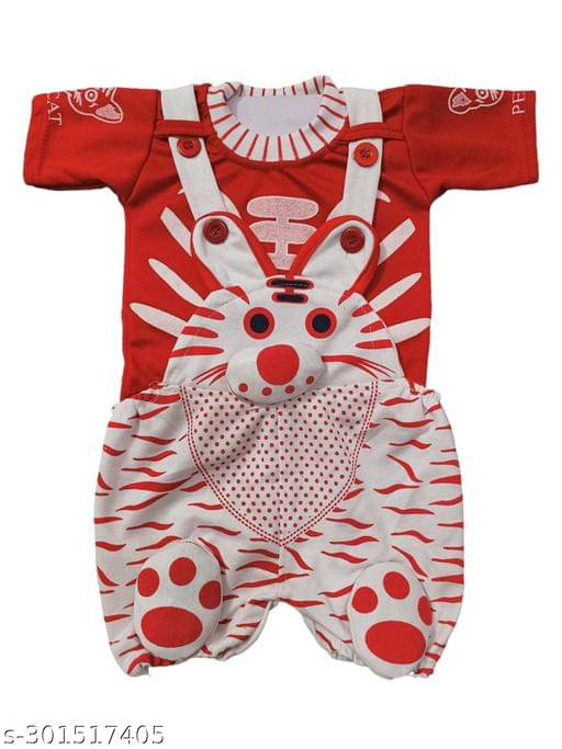     			TRU BEST Pack of 1 Unisex for Baby Cotton Blend Dungarees ( Multicolor )