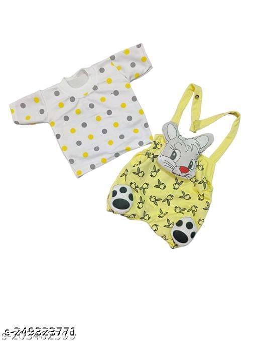     			TRU BEST Pack of 1 Unisex for Baby Cotton Blend Dungarees ( Multicolor )