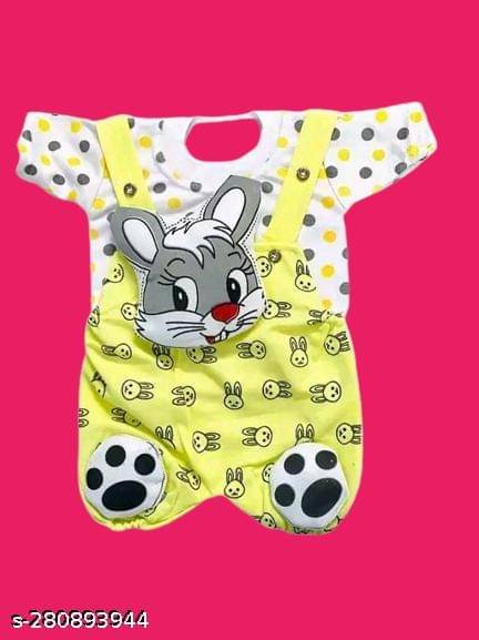     			TRU BEST Pack of 1 Unisex for Baby Cotton Blend Dungarees ( Multicolor )