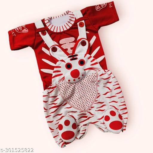     			TRU BEST Pack of 1 Unisex for Baby Cotton Blend Dungarees ( Multicolor )