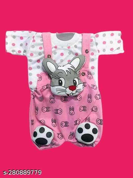     			TRU BEST Pack of 1 Unisex for Baby Cotton Blend Dungarees ( Multicolor )