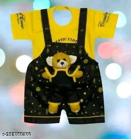     			TRU BEST Pack of 1 Unisex for Baby Cotton Blend Dungarees ( Multicolor )