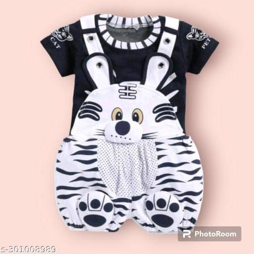     			TRU BEST Pack of 1 Unisex for Baby Cotton Blend Dungarees ( Multicolor )