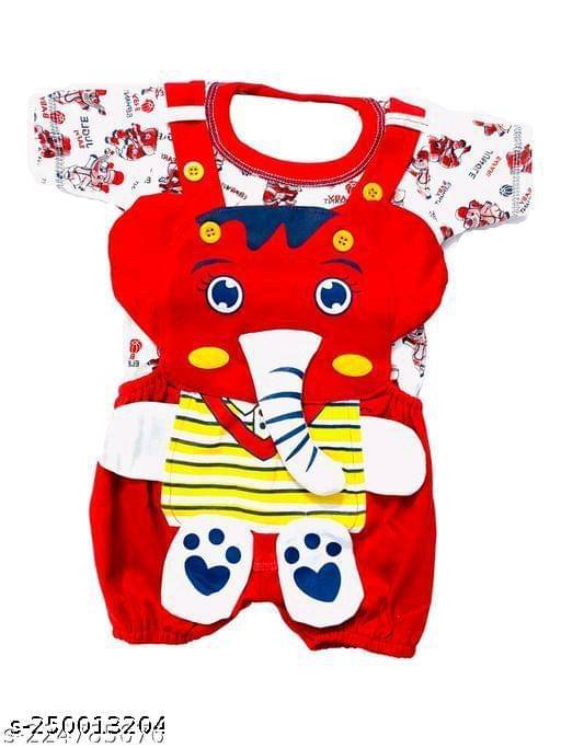 TRU BEST Pack of 1 Unisex for Baby Cotton Blend Dungarees ( Multicolor ) TRU BEST Pack of 1 Unisex for Baby Cotton Blend Dungarees ( Multicolor )