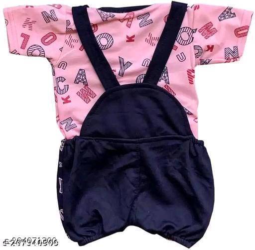     			TRU BEST Pack of 1 Unisex for Baby Cotton Blend Dungarees ( Multicolor )