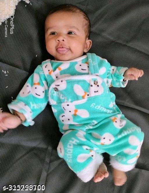     			TRU BEST Pack of 1 Unisex for Baby Cotton Blend Dungarees ( Multicolor )