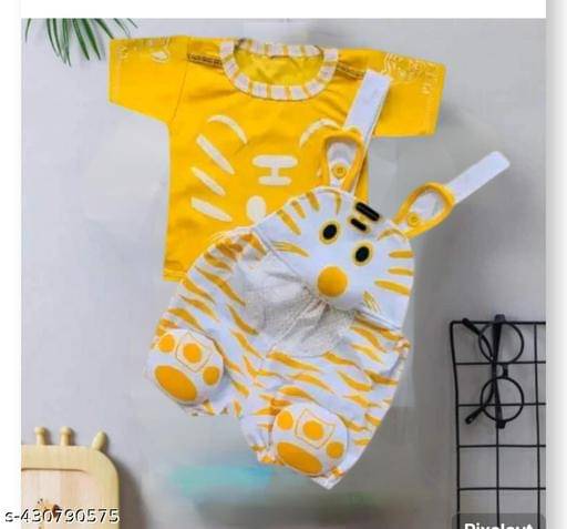     			TRU BEST Pack of 1 Unisex for Baby Cotton Blend Dungarees ( Multicolor )