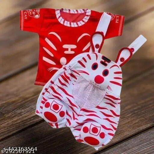     			TRU BEST Pack of 1 Unisex for Baby Cotton Blend Dungarees ( Multicolor )