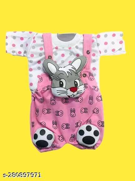     			TRU BEST Pack of 1 Unisex for Baby Cotton Blend Dungarees ( Multicolor )